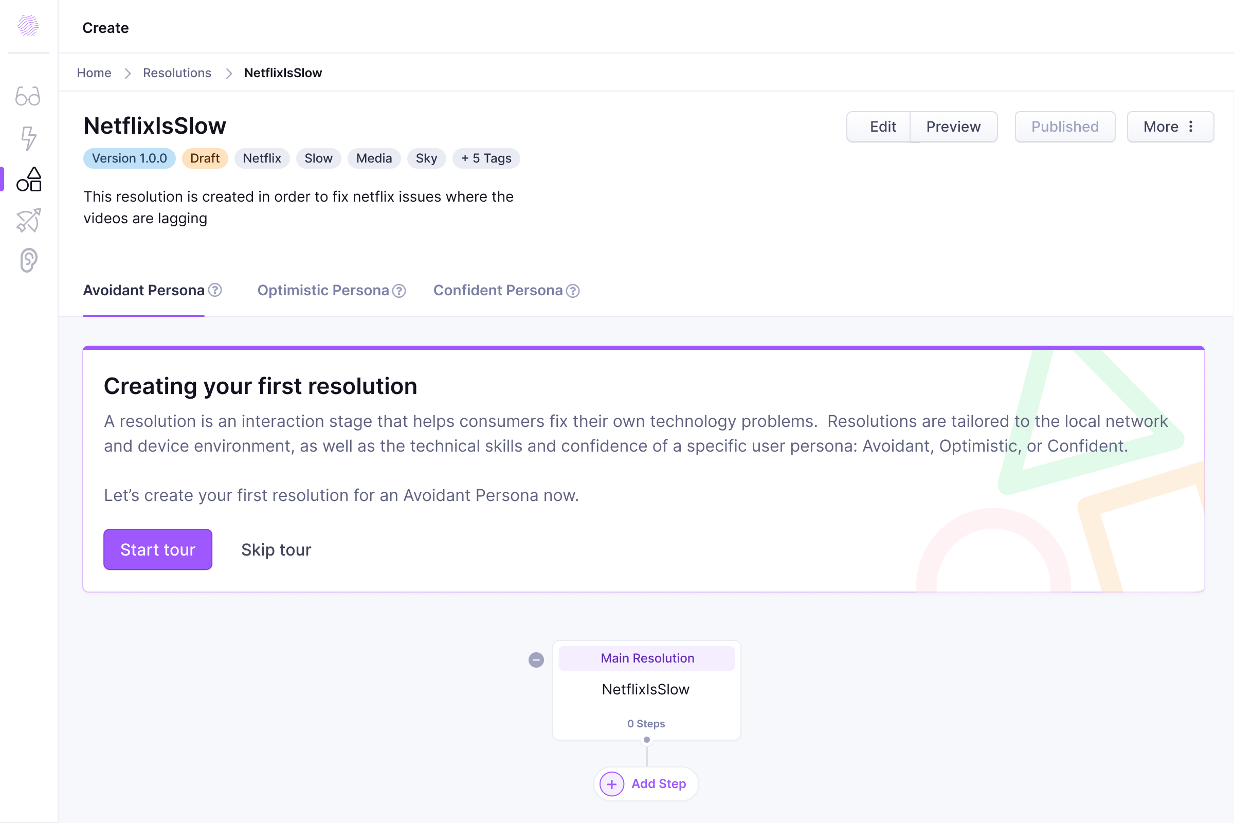 Interaction editor