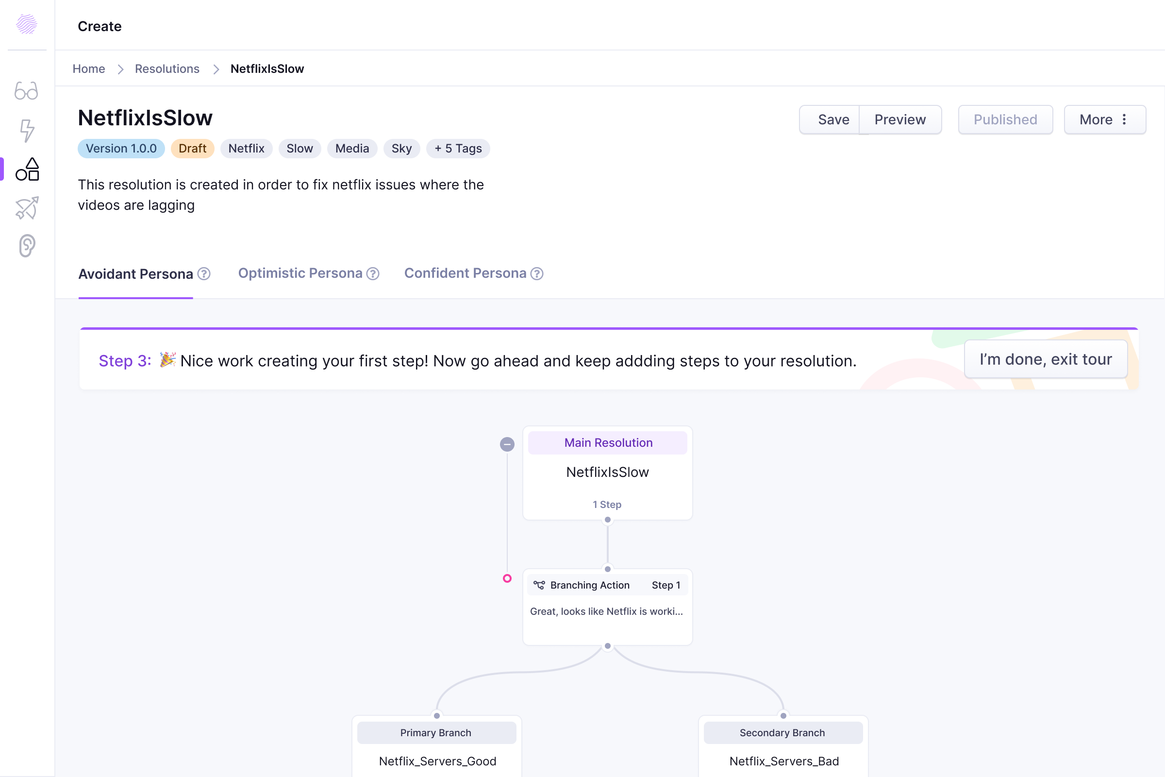 Interaction editor