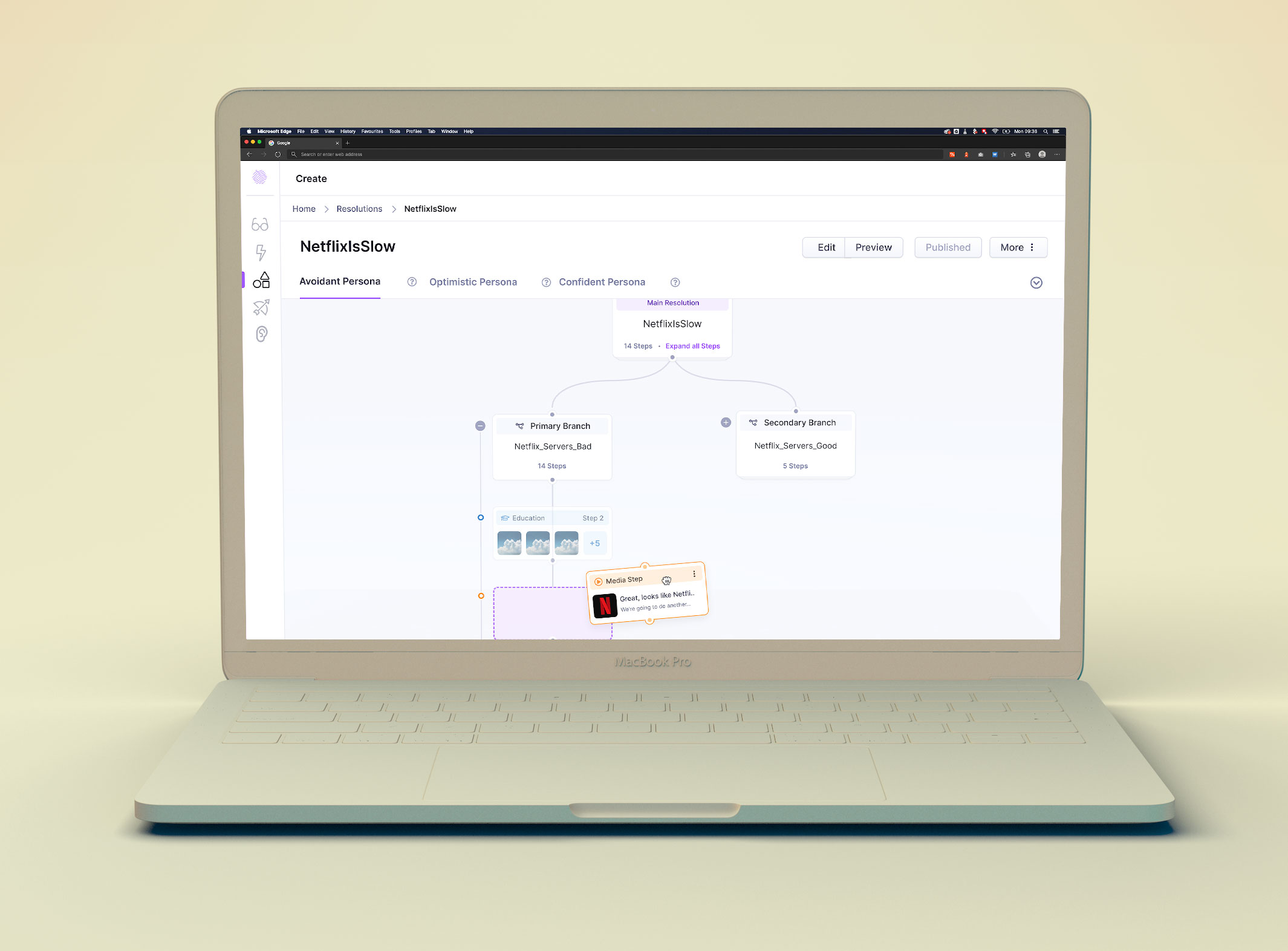Sweepr Interaction Editor Preview