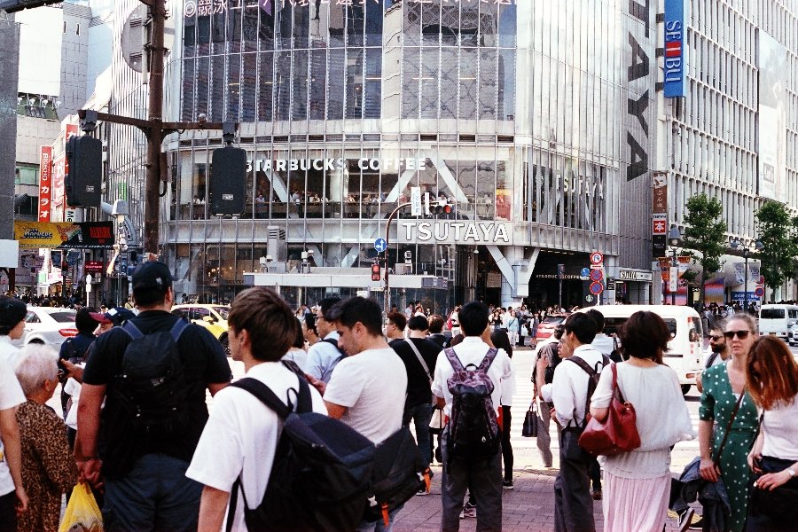 Shibuya crossing in Tokyo