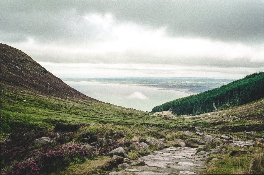View of Newcastle from the Mournee Mountains